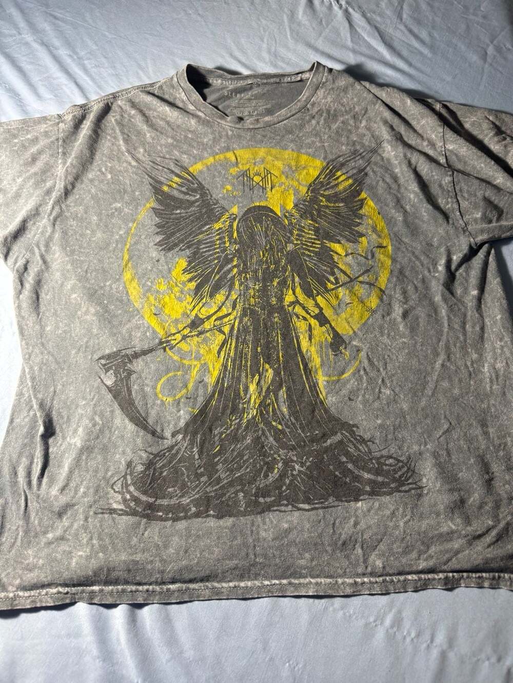 Sleep Token Reaper Angel T-Shirt Size XL Gray